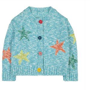 Stella McCartney Kids Star Sweater - Blue, Orange, Yellow, Green